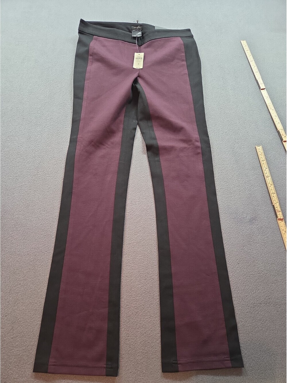 women's purple&black dress pants by Ann Taylor size 4 NWT
